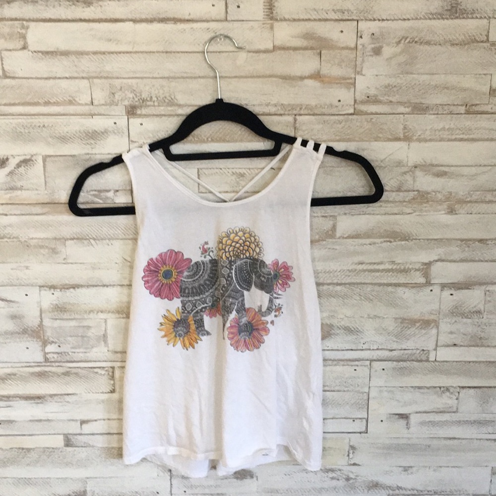 Forever 21 girls white tank
